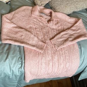 Vintage Jennifer Moore cable knit sweater